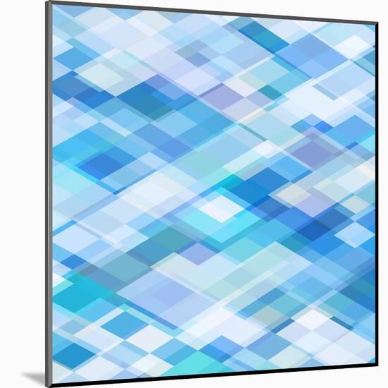 Abstract Blue Background-epic44-Mounted Art Print