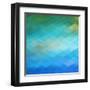 Abstract Blue Background-epic44-Framed Art Print