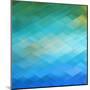 Abstract Blue Background-epic44-Mounted Art Print