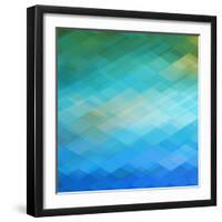 Abstract Blue Background-epic44-Framed Art Print