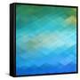 Abstract Blue Background-epic44-Framed Stretched Canvas