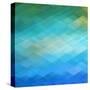 Abstract Blue Background-epic44-Stretched Canvas