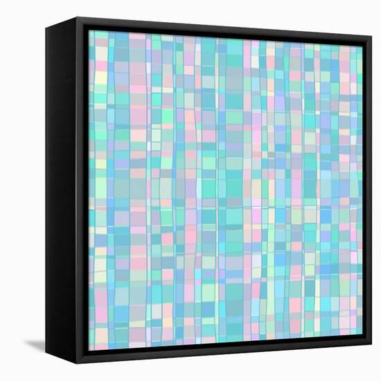 Abstract Blue Background-epic44-Framed Stretched Canvas