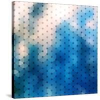 Abstract Blue Background-epic44-Stretched Canvas