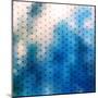 Abstract Blue Background-epic44-Mounted Art Print