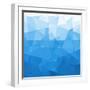 Abstract Blue Background-epic44-Framed Art Print