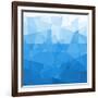 Abstract Blue Background-epic44-Framed Art Print