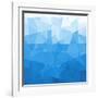 Abstract Blue Background-epic44-Framed Art Print