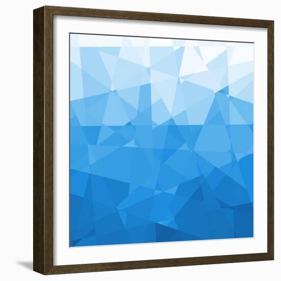 Abstract Blue Background-epic44-Framed Premium Giclee Print