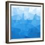 Abstract Blue Background-epic44-Framed Premium Giclee Print