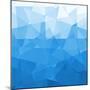 Abstract Blue Background-epic44-Mounted Premium Giclee Print