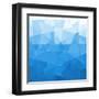 Abstract Blue Background-epic44-Framed Art Print