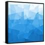 Abstract Blue Background-epic44-Framed Stretched Canvas