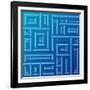 Abstract Blue Background-adistock-Framed Art Print