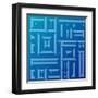 Abstract Blue Background-adistock-Framed Art Print