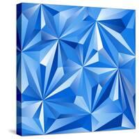 Abstract Blue Background-epic44-Stretched Canvas