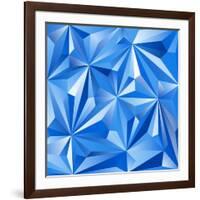 Abstract Blue Background-epic44-Framed Art Print