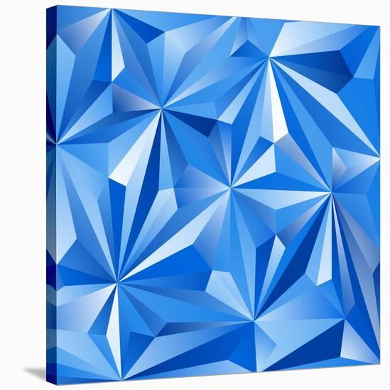 Abstract Blue Background-epic44-Stretched Canvas