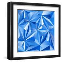 Abstract Blue Background-epic44-Framed Art Print