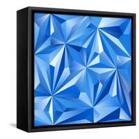 Abstract Blue Background-epic44-Framed Stretched Canvas