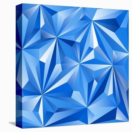 Abstract Blue Background-epic44-Stretched Canvas