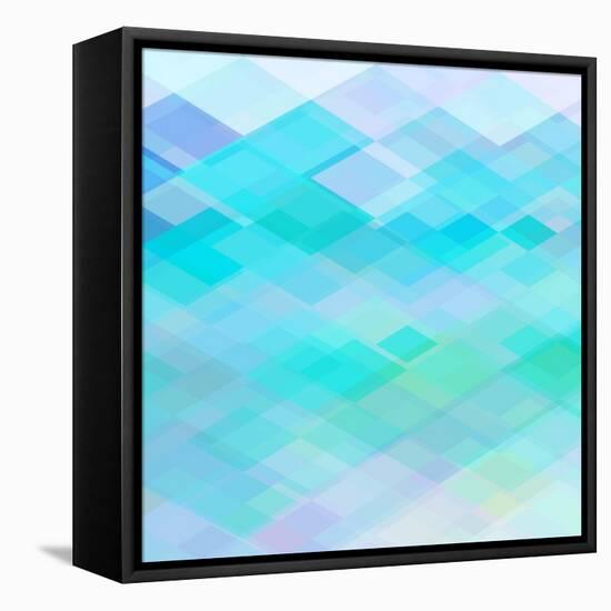 Abstract Blue Background-epic44-Framed Stretched Canvas