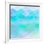 Abstract Blue Background-epic44-Framed Art Print