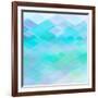 Abstract Blue Background-epic44-Framed Art Print