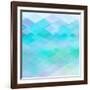 Abstract Blue Background-epic44-Framed Art Print