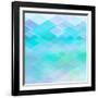 Abstract Blue Background-epic44-Framed Art Print