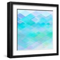 Abstract Blue Background-epic44-Framed Art Print