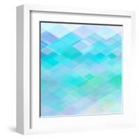 Abstract Blue Background-epic44-Framed Art Print