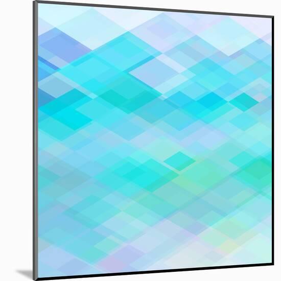 Abstract Blue Background-epic44-Mounted Art Print