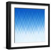 Abstract Blue Background-epic44-Framed Art Print