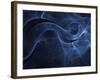 Abstract Blue Illustration-null-Framed Photographic Print