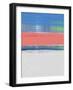 Abstract  Blue View 2-NaxArt-Framed Art Print