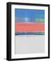 Abstract  Blue View 2-NaxArt-Framed Art Print