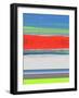 Abstract  Blue View 4-NaxArt-Framed Art Print