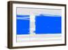 Abstract Blue-NaxArt-Framed Art Print