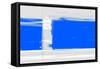 Abstract Blue-NaxArt-Framed Stretched Canvas