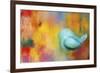 Abstract Bluebird of Happiness-Jai Johnson-Framed Giclee Print