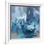 Abstract Blues II-Christina Long-Framed Art Print