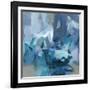 Abstract Blues II-Christina Long-Framed Art Print