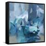 Abstract Blues II-Christina Long-Framed Stretched Canvas