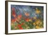 Abstract Blur of Garden Colors, Canada-Jaynes Gallery-Framed Photographic Print