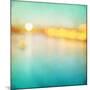 Abstract Blurred Cityscape Background-Elenamiv-Mounted Art Print