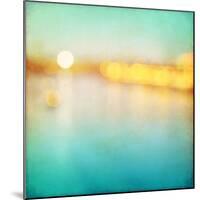 Abstract Blurred Cityscape Background-Elenamiv-Mounted Art Print