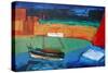 Abstract Boats-Paul Powis-Stretched Canvas