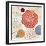 Abstract Bouquet I-Veronique Charron-Framed Art Print