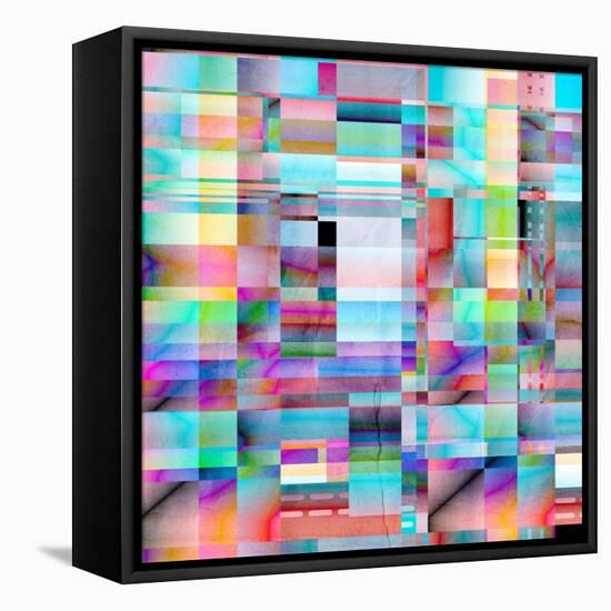 Abstract Bright Background-Tanor-Framed Stretched Canvas